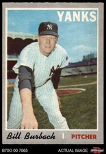 1970 O-Pee-Chee #167 Bill Burbach Yankees 6 - EX/MT
