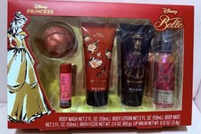 Disney Princess Belle Gift set Rose Vanilla Orange Body Wash Lotion Mist