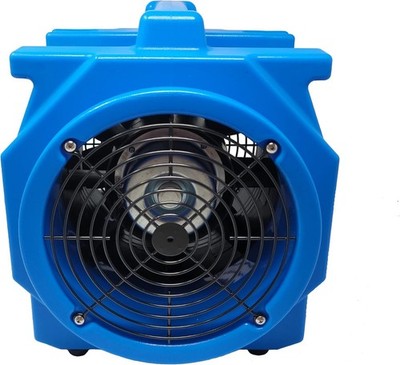 ASD Products- HS Axial Compact Air Mover, 1.93 Amps, Single GFCI, (Blue)