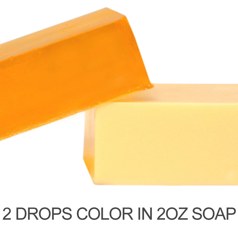 Citrus Orange Liquid Color Dye (use in MP Soap, Lotions, bath salts and fizzies) - Image 2 of 4