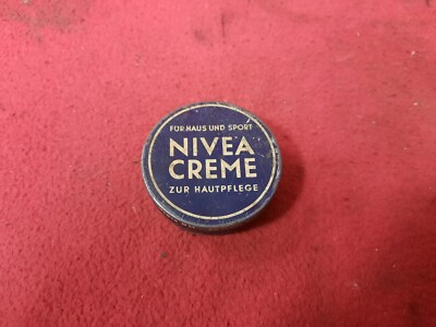 NIVEA CREAM Tin Tin No 362 Advertising Old Vintage 