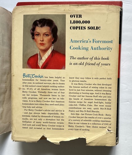 Betty Crocker's Picture Cook Book 1950 5 Ring Binder 1st Ed 6th Printing DJ - Picture 20 of 20