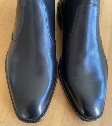 GIVENCHY MEN'S 3 ZIP BLACK LEATHER CHELSEA ANKLE BOOTS SHOES sz41 - Picture 9 of 12