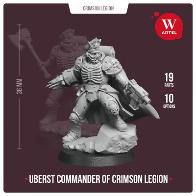 Chaos Cultists Traitor Imperial Guard Commissar Uberst Commander Artel Crimson