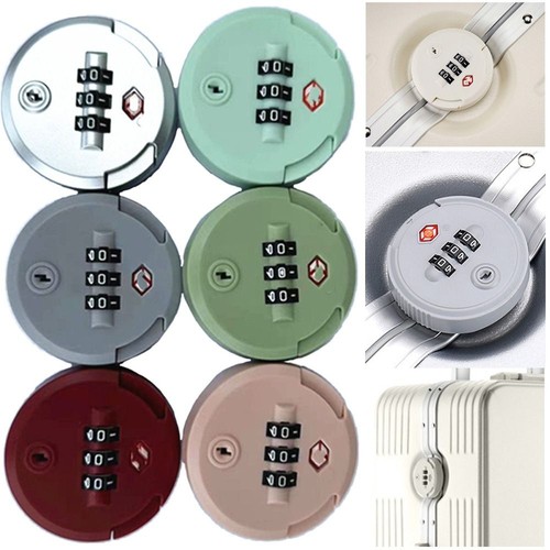 Verrouillage rond par mot de passe douanier TSA boîte à bagages coded lock accessoires de bagages