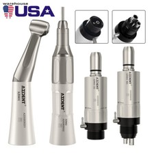 Dental Low Speed Handpiece Straight Contra Angle Air Motor 2/4 Holes
