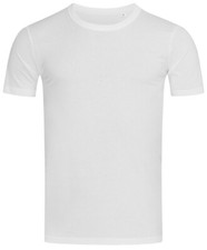 Stedman Mens Plain Cotton Tee T-Shirt TShirt with Side Seams Slim Body Fit Fit-T