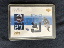 Eddie George    Certified Game Used Jersey Card (Inventory #B)
