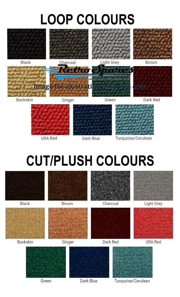 CARPET FOR HOLDEN RODEO TF SERIES DUAL CAB 1989 - 1998 - image 2 of 2