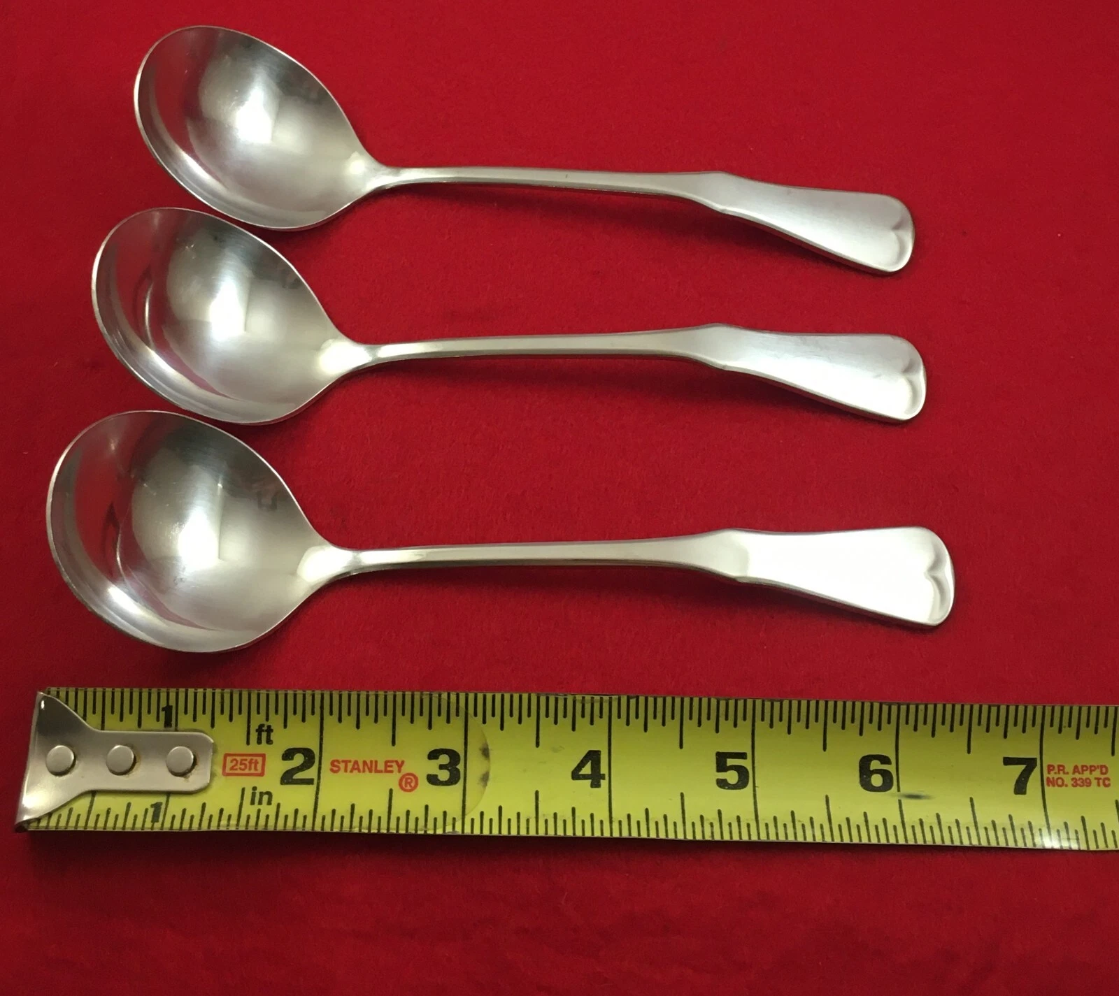 3 Oneida Community PATRICK HENRY Stainless Cream/Sauce Ladles
Opens in a new window or tab