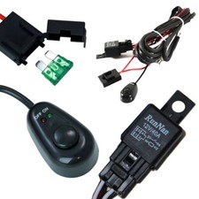 Universal Relay Harness Wire Kit Led Onoff Switch For Fog Lights Hid Worklamp