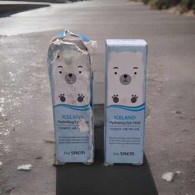 2X the SAEM Iceland Micro Hydrating Eye Stick (brightening) Korean Cosmetics
