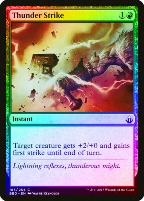 Thunder Strike FOIL Battlebond NM Red Common MAGIC THE GATHERING CARD  ABUGames