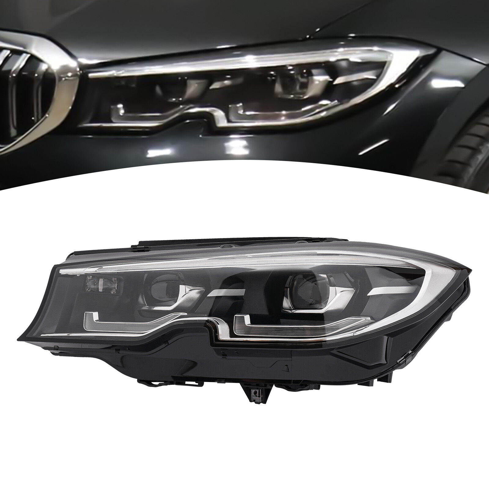 For 2019-2021 BMW 3 Series G20 G21 Full LED Headlight Headlamp Left Driver Side