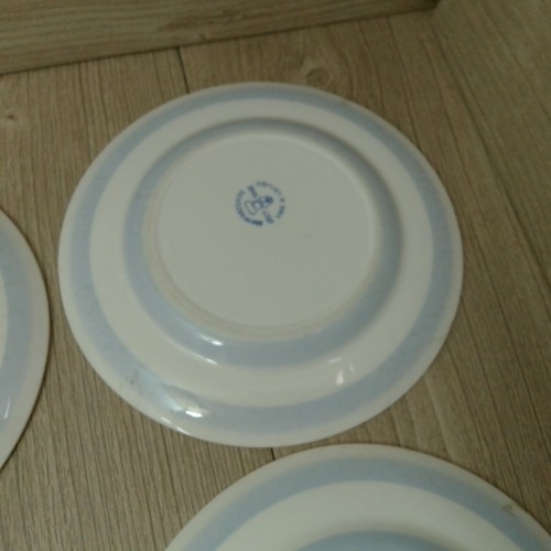 4 Vintage Chef Ware Staffordshire Lunch Small Dinner Plates 9 Inch 23cm - Picture 12 of 14