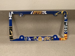 Los Angeles License Plate Frame Lakers Dodgers Rams Kings Usc Lafc Ebay
