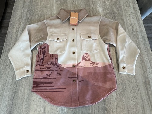 Wondery Outdoors Women's Eco Long Sleeve Overshirt Monument Valley Size XS