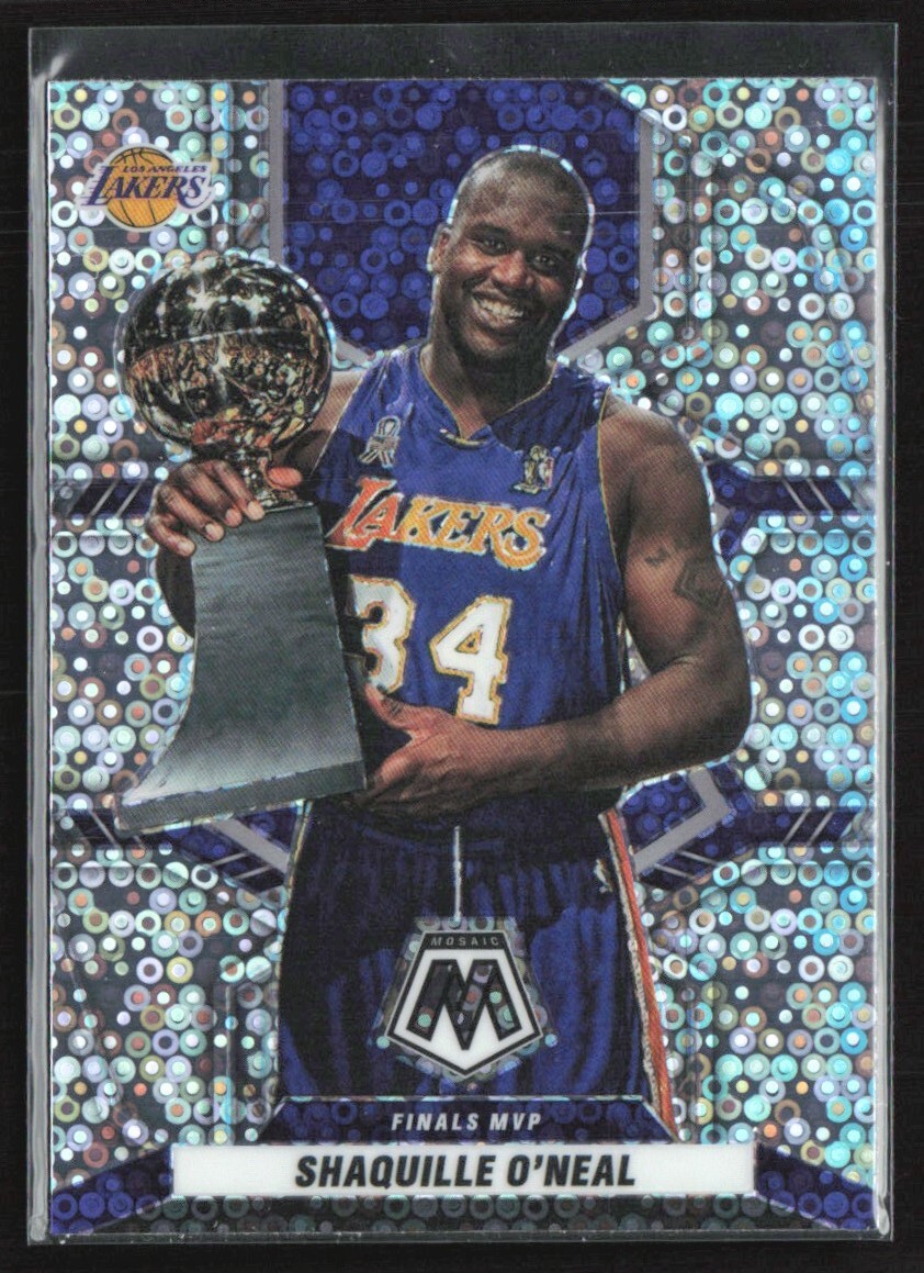 Shaquille O'Neal 2021-22 Panini Mosaic Fast Break Prizm #297 Los Angeles Lakers