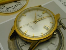 SEARS & ROBUCKS TRADITION 30 JEWEL COMPRESSOR  20 MICRON GOLD CASE