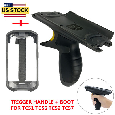 New OEM Trigger Handle + Protective Boot for Zebra TC51,TC52,TC56,TC57 Scanners