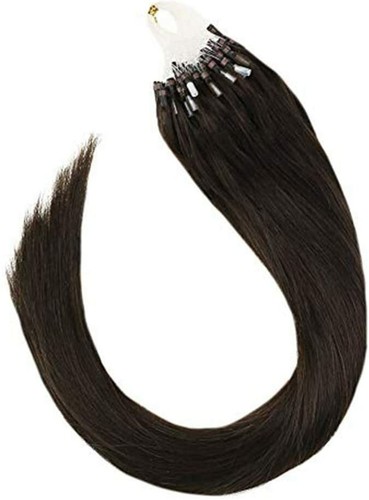 Micro Ring Loop Beads Link Hair Extensions Human Hair Real Remy Russian Hair US - Picture 23 of 69