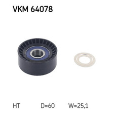 SKF Riemenspanner Keilrippenriemen VKM 64078 für MAZDA 3, 6, CX-5 2.2D 04.12-