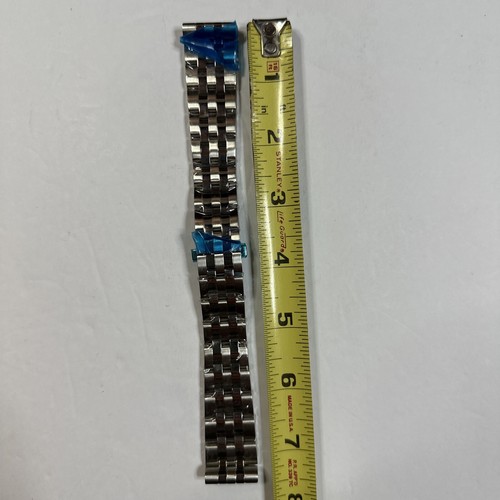 22 mm stainless steel watch bracelet squared off solid End links - Picture 11 of 17
