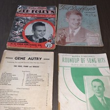 Lot of Vintage Music Books Sheet Music