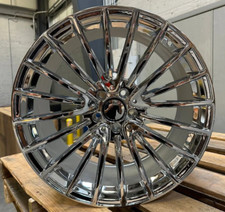 4 Pcs 19 Chrome Wheels For Mercedes S500 S550 E320 Glc Glk Gls 19x8.5 19x9.5