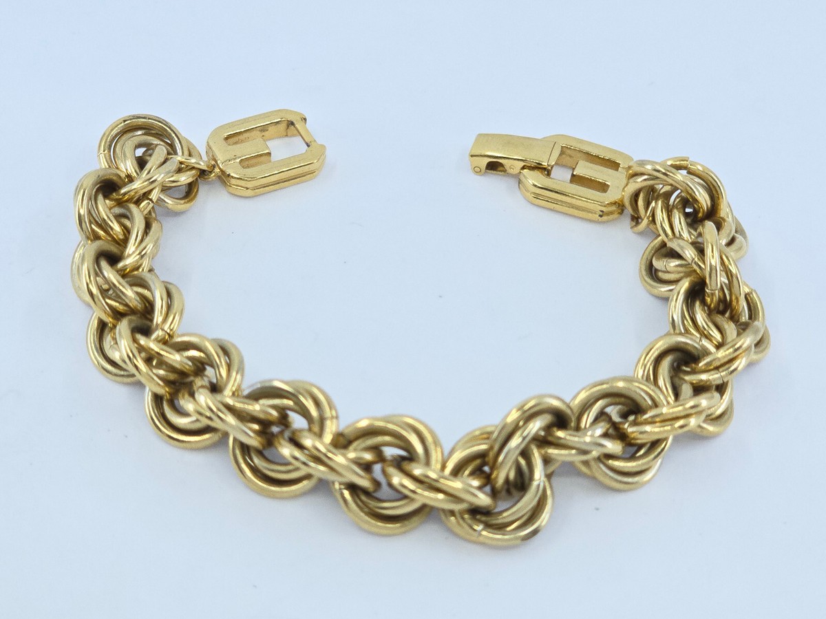 VTG CHIC Signed GIVENCHY GOLD PLATED MULTIPLE LINK CHAIN VTG CHIC Signed GIVENCHY GOLD PLATED MULTIPLE LINK CHAIN