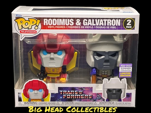 Funko Pop! Rodimus & Galvatron 2 Pack Transformers - 2023 SDCC Shared Exclusive