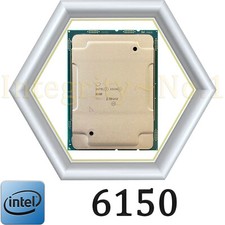 Intel Xeon Gold 6150 SR37K 18-Core 2.70GHz 24.75MB 165W LGA-3647 CPU Processor