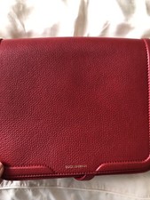 Dolce & Gabbana Red Leather/ Suede Handbag