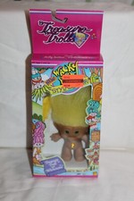 Vintage Treasure Troll Doll Wishstone  Yellow Hair Ace Novelty New Sealed
