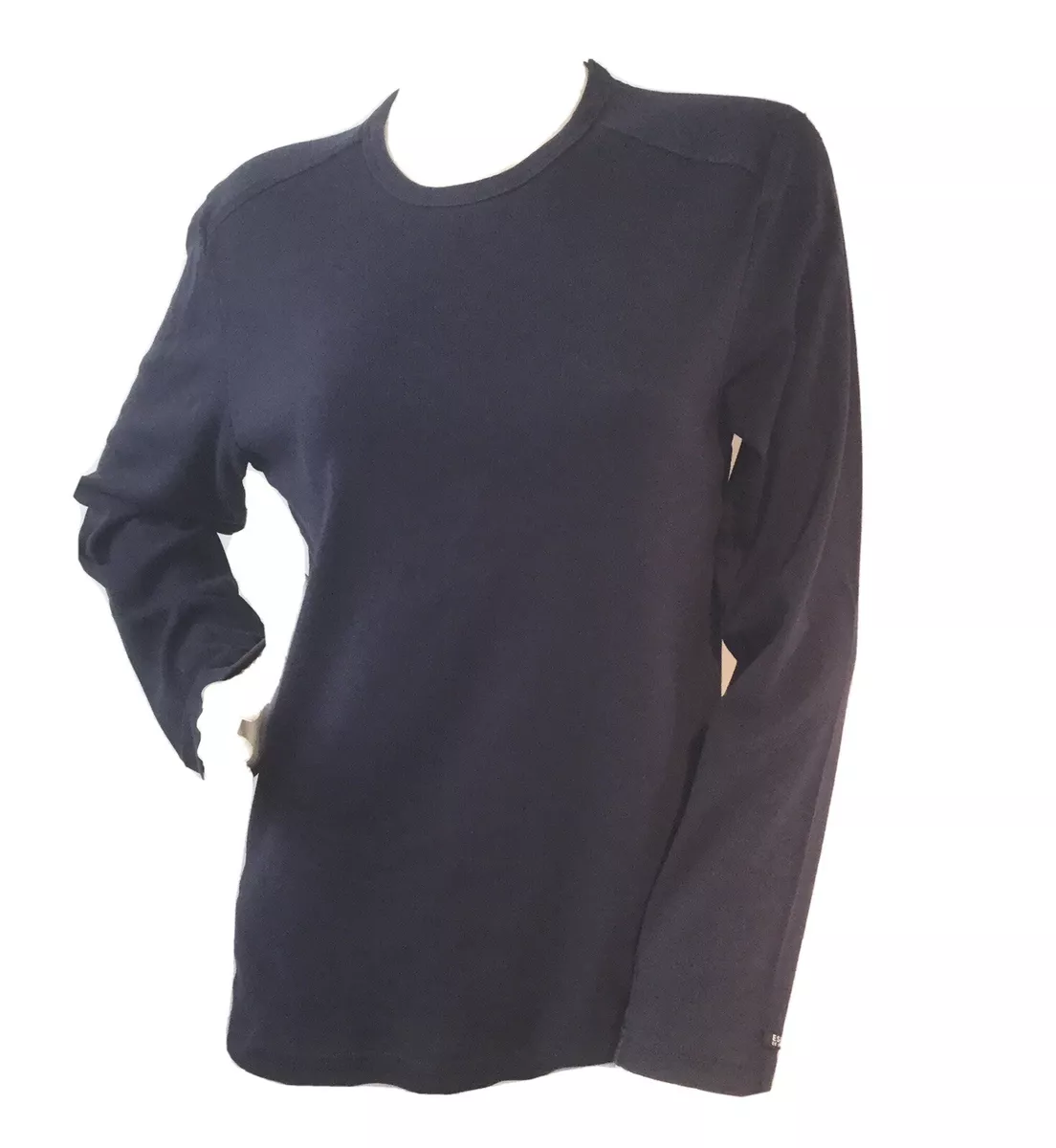 Navy blue long sleeve sweater sale
