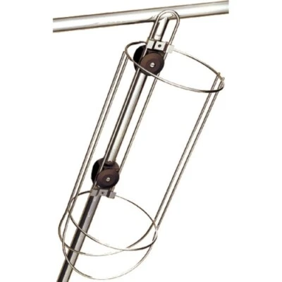 MARKENLOS OCEAN Fenderkorb Edelstahl Ø180mm/Ø220mm Befestigung Reling Korbverbinder Boot