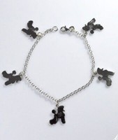 Rollò Puppy Poodle 925 Silber Armband Luce