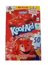 YWow Brands 50 Pc Kool-Aid Jigsaw Mini Puzzle - New - Cherry