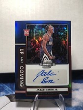 2022-23 Contenders Optic Jabari Smith Jr Up And Coming Auto Blue Prism /75 RC