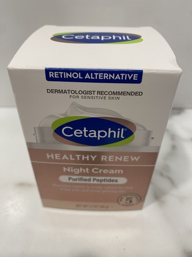 Cetaphil Healthy Renew NightCream Purified Peptides 1.7oz./48g New In Box - Picture 2 of 5