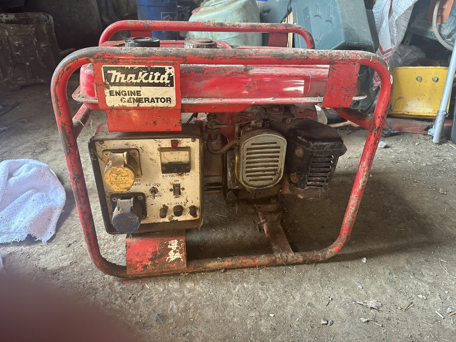 Used Portable Generators 1 Used Portable Generator 120v/240v And 12v Outlets Starts First Pull ...