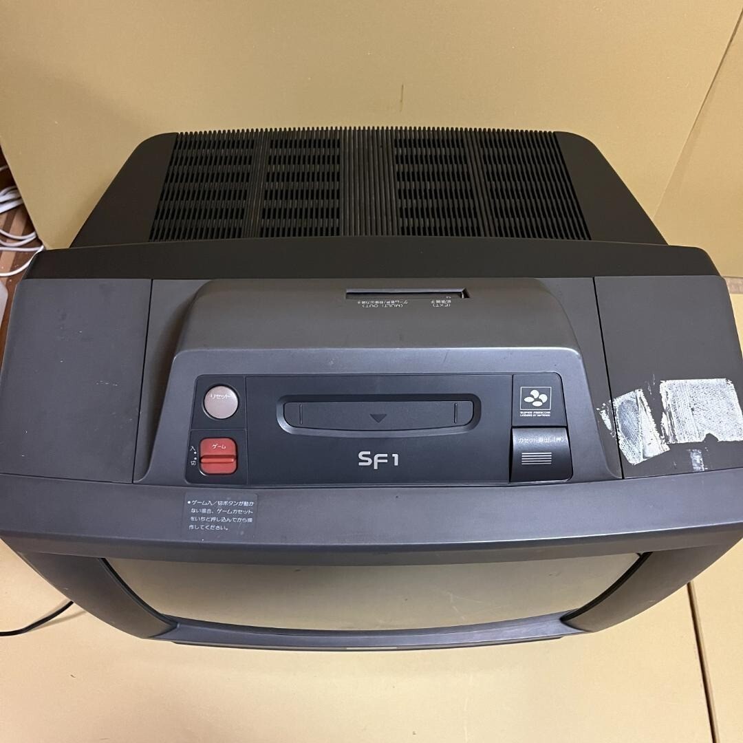 SHARPスーパーファミコン内蔵テレビ　21G-SF1 スーパーファミコン内蔵テレビ（ジャンク品 SHARP SF-1 21G