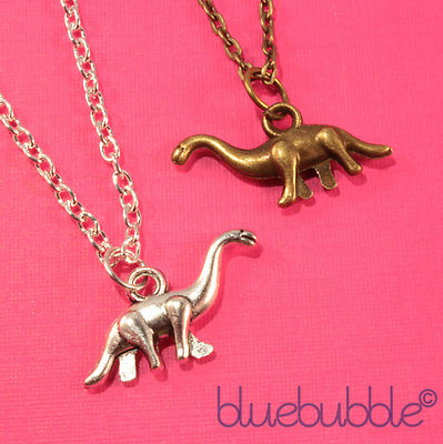 FUNKY BRONTOSAURUS DINOSAURIER HALSKETTE KITSCH DINO MONSTER NIEDLICH SPASS COOL TIER UK