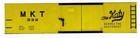 5 boxcars, O scale MKT - KATY set printed sides, 5 different numbers — photo 2
