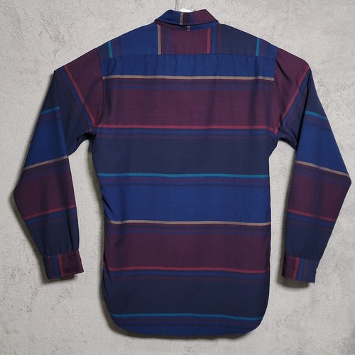 Vintage Pendleton Shirt Mens Size Medium Blue Striped Cowboy Western Wool USA - Picture 3 of 9