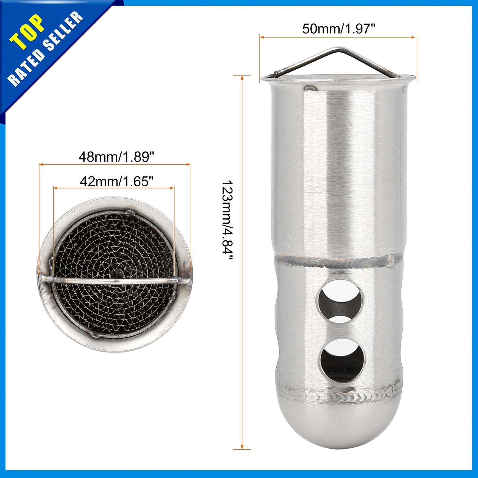 Universal 50mm Motorcycle Exhaust Pipe Baffle Muffler Pipe Baffle Pack