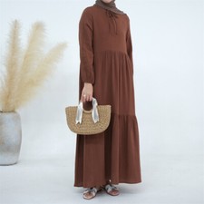 Islam Muslim Women Abaya Long Maxi Dress Kaftan Party Gown Turkey Loose Caftan
