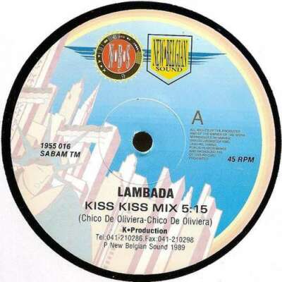 Lips-Kiss - Lambada The ''Original'' French 12'' Ltd Pic Vinyl Schal