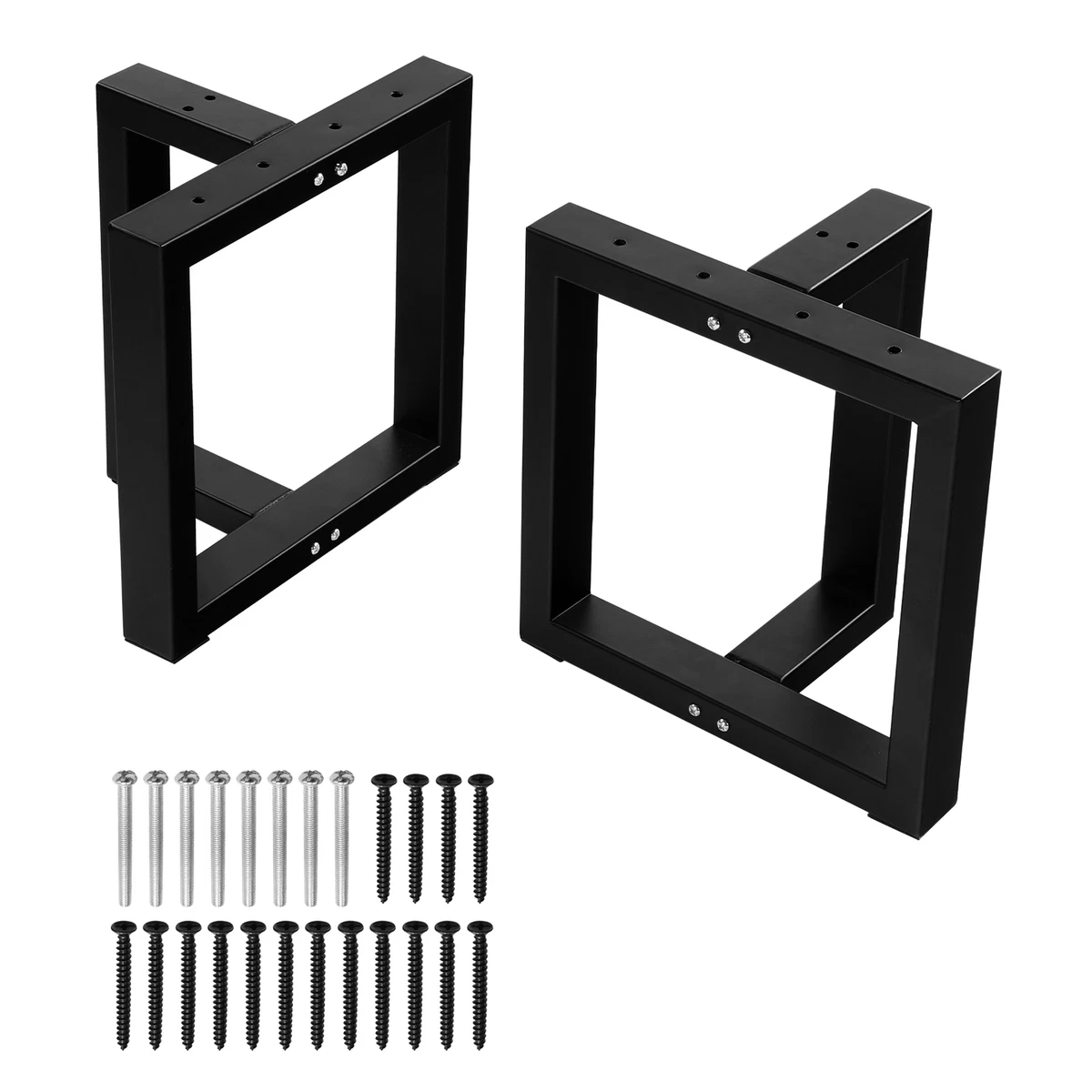 TC HOMENY 16 Metal Table Legs T Shaped Coffee Table Desk Legs