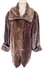 Ladies - Gabriella Vicenza - Faux Fur Grey Coat